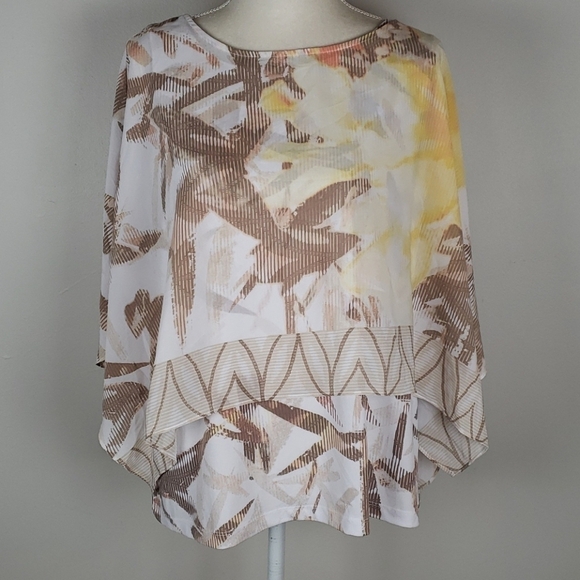 CHICO'S Easywear 2 Layered Top VGUC - Picture 1 of 14